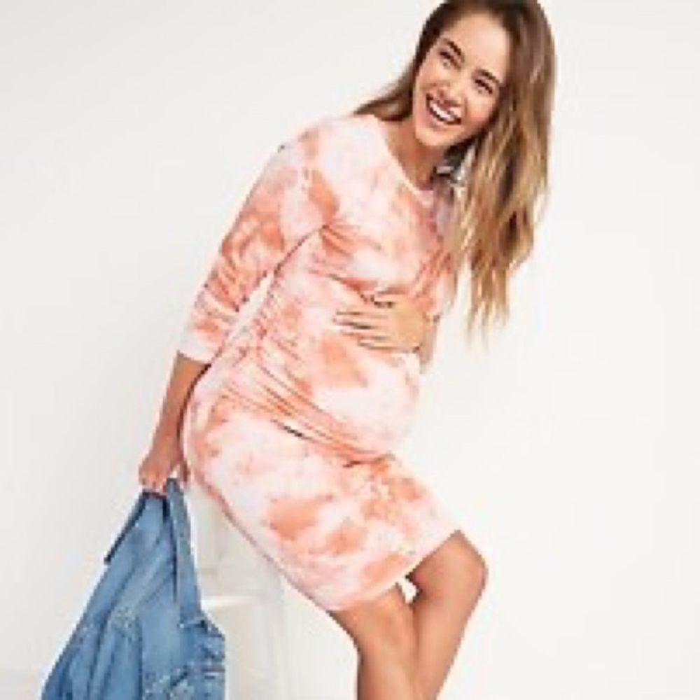 Old navy maternity tie dye dress
